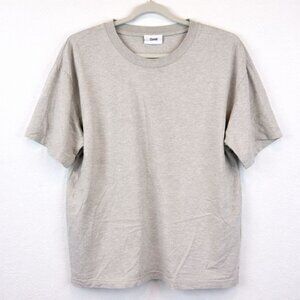 Elwood Organic Cotton T-ShirtMens  XL Gray Tan Distressed Worn Grunge Tee